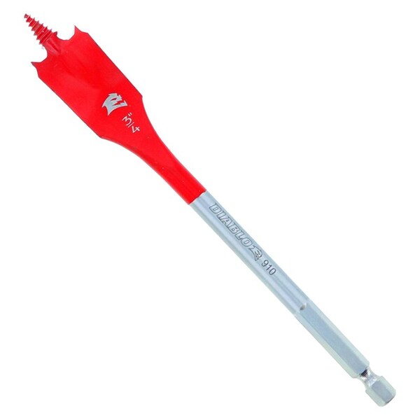 Diablo 3/4 in. X 6 in. L High Speed Steel Clean Wood Spade Bit Hex Shank 2 pk DSP2090-P2 - main